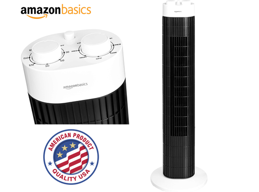 AMAZON BASICS VENTILADOR DE COLUMNA PORT